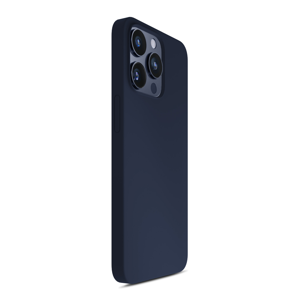 3mk silikoninis dėklas iPhone 15 Pro Max, tamsiai mėlynas