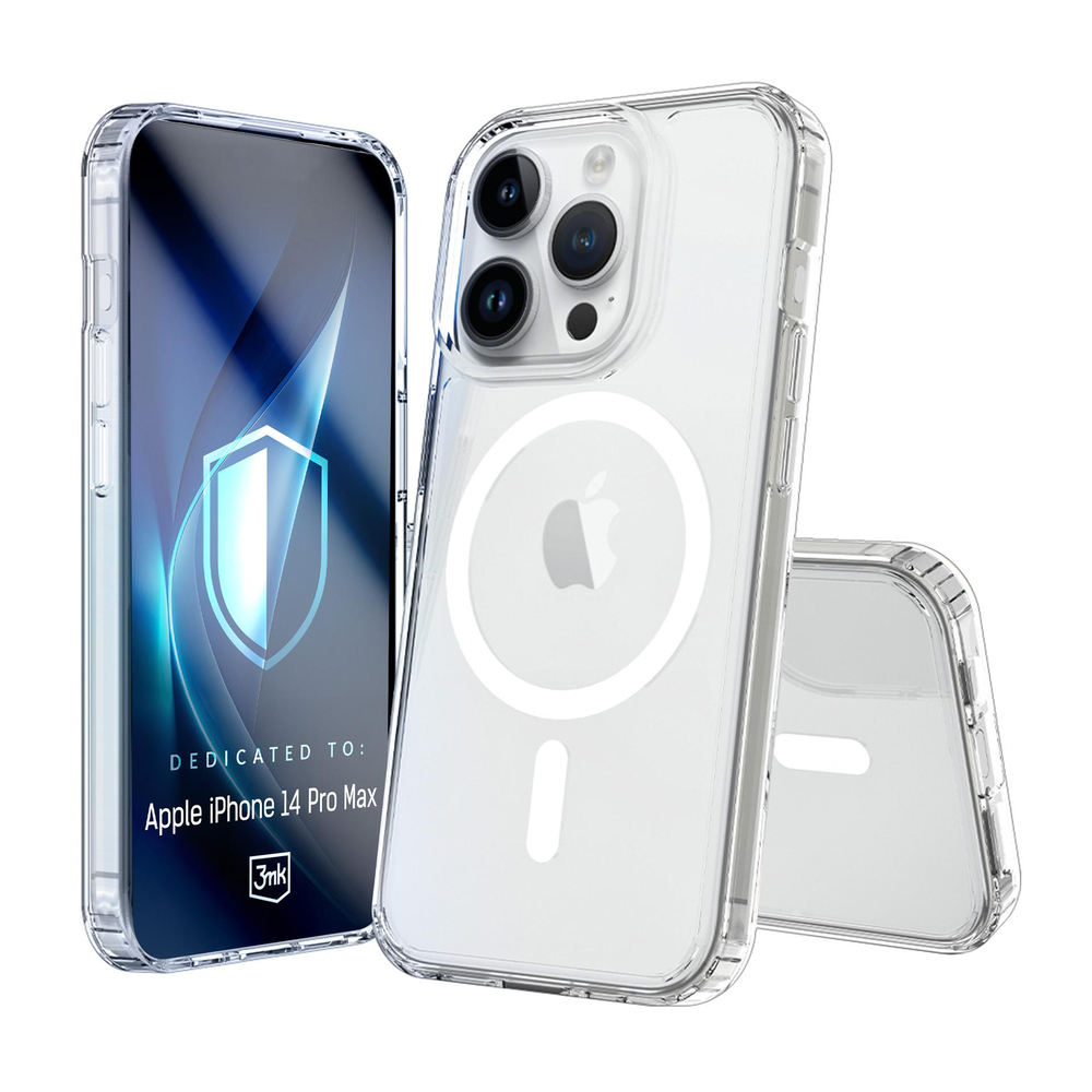 3mk Armor MagCase for iPhone 14 Pro Max, Transparent