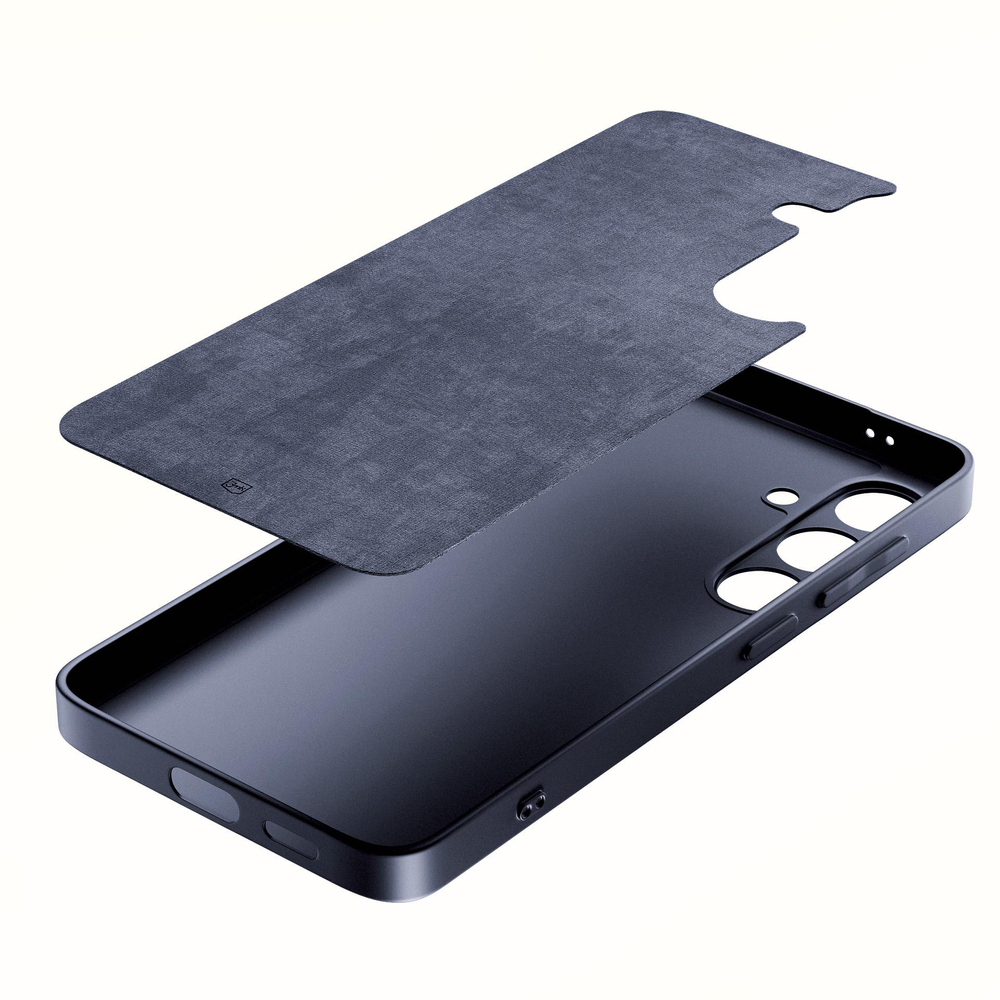 3mk Matt Case Pro dėklas, skirtas Samsung Galaxy S24 FE, matinės juodos spalvos