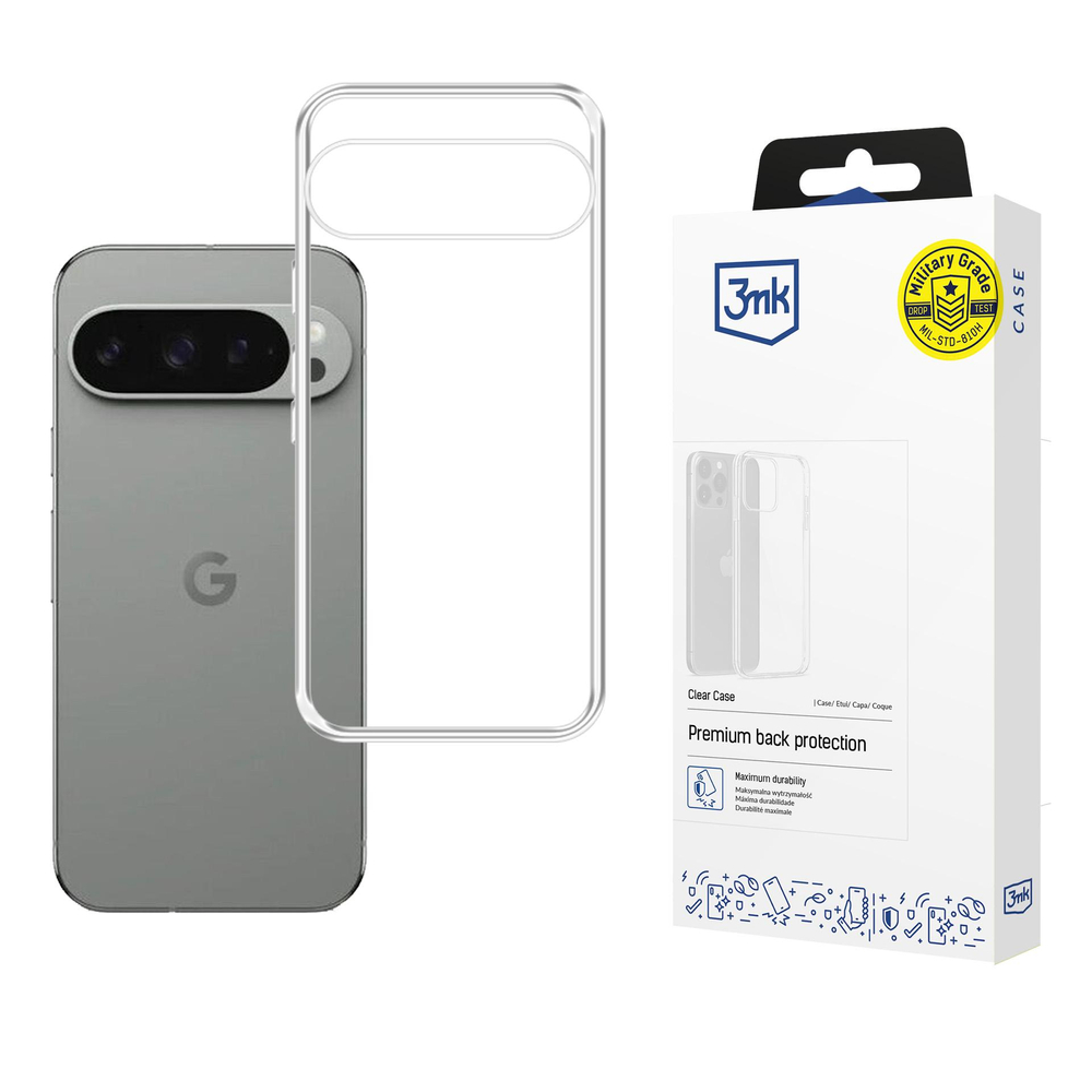 3mk Google Pixel 10 / 10 Pro Case Clear Case, Transparent