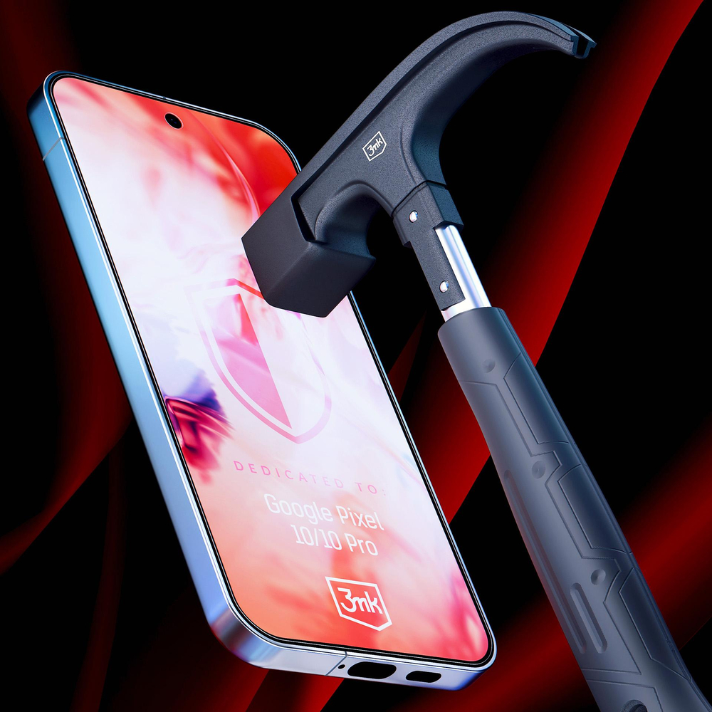 Hibridinis apsauginis stiklas 3mk FlexibleGlass Google Pixel 10 / 10 Pro
