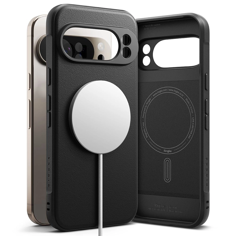 Google Pixel 10 Pro XL Ringke Onyx Magnetic MagSafe Clear Case Cover, Black