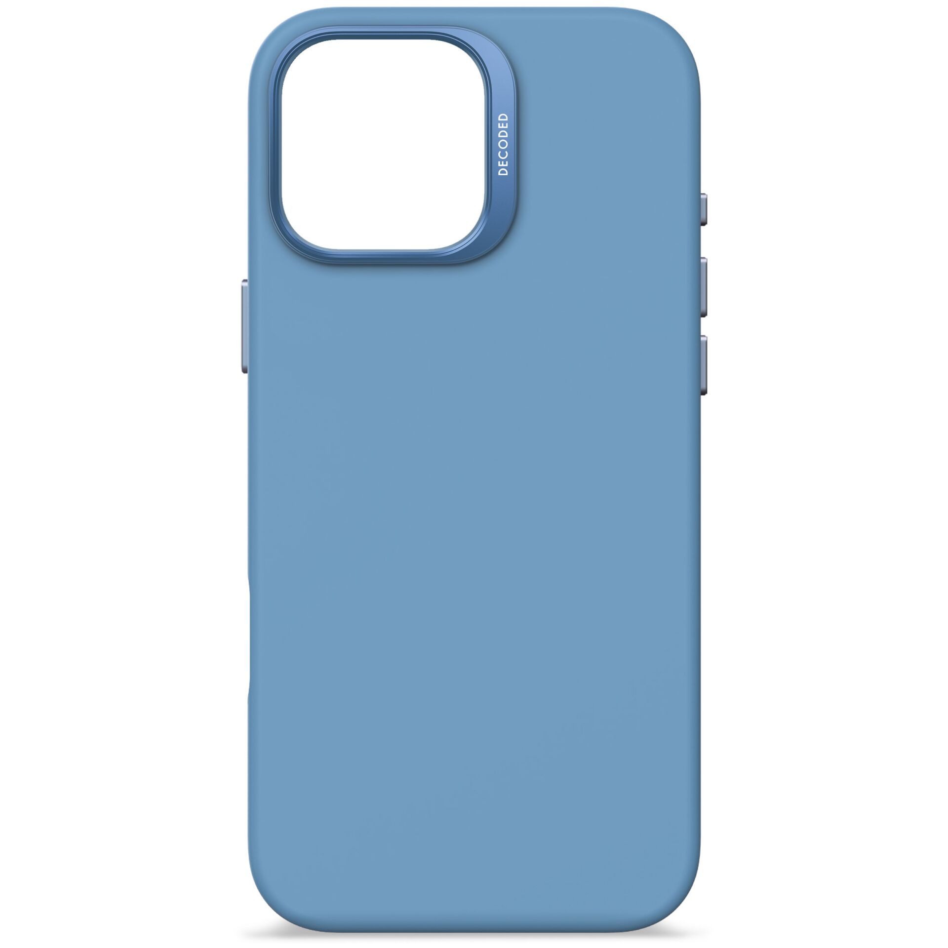 Decoded AntiMicrobial silikoninis dėklas su MagSafe iPhone 16 Pro Max - mėlynas