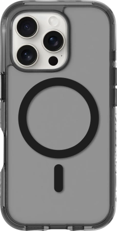 Laut Crystal Matter X MagSafe dėklas iPhone 16 Pro Max, skaidrus juodas