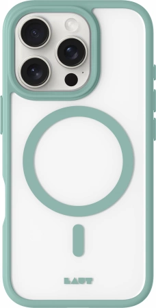 Laut Huex Protect MagSafe dėklas iPhone 16 Pro Max telefonui, mėtų spalvos