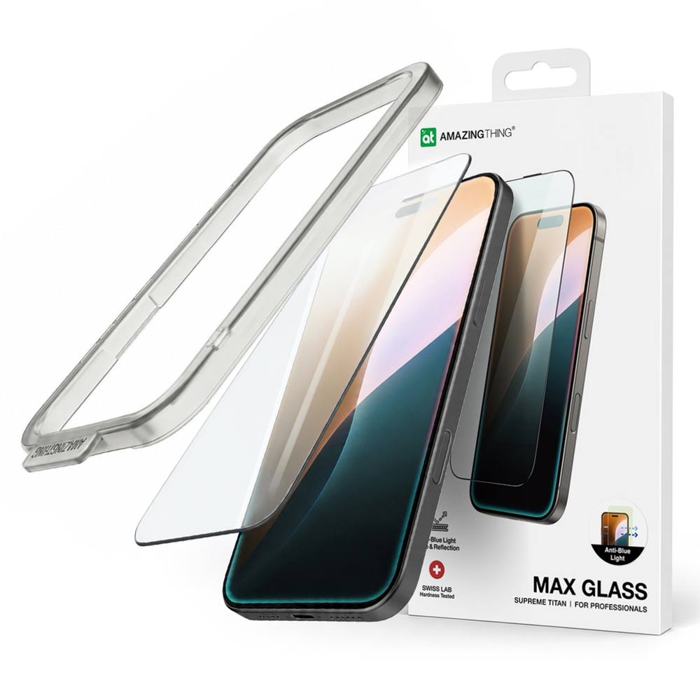 AmazingThing iPhone 17 Pro Tempered Glass Titan Max FusionFilter 7