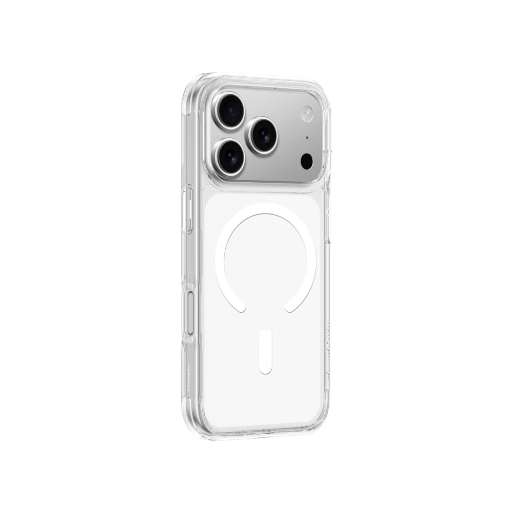 AmazingThing Titan Pro dėklas iPhone 17 Pro Max su MagSafe, skaidrus