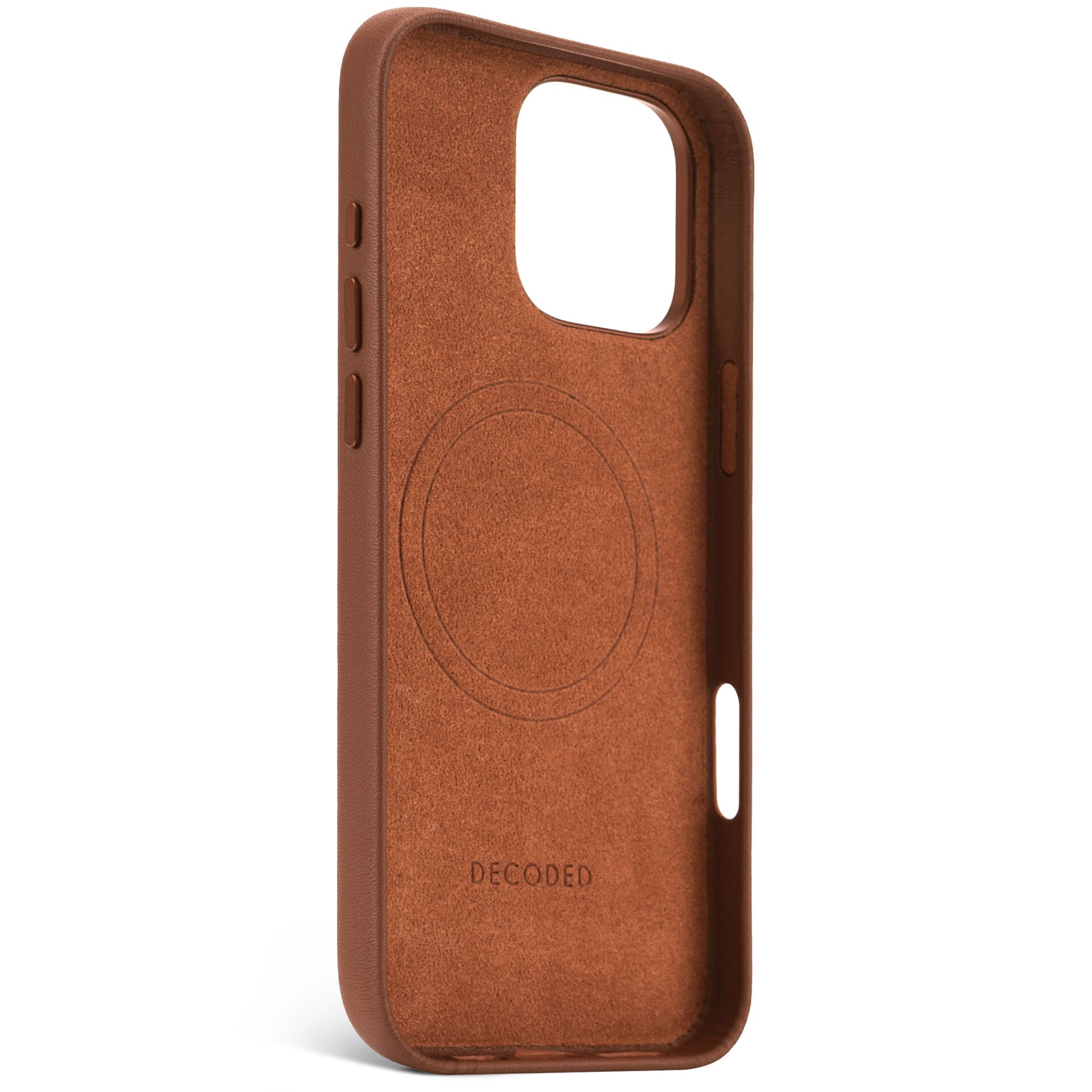 Decoded Leather Backcover dėklas Apple iPhone 16 Pro Max, rudas