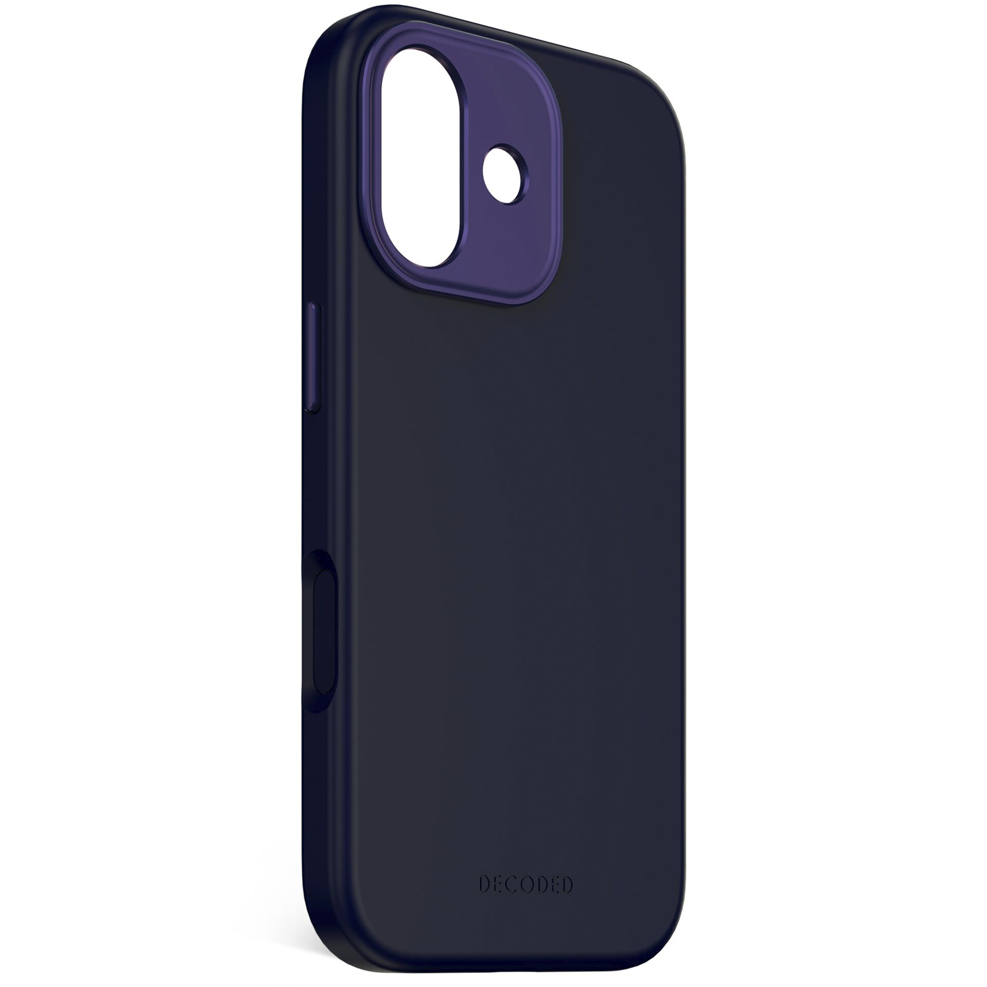 „Decoded“ silikoninis „MagSafe“ dėklas „iPhone 17“, Navy Blue