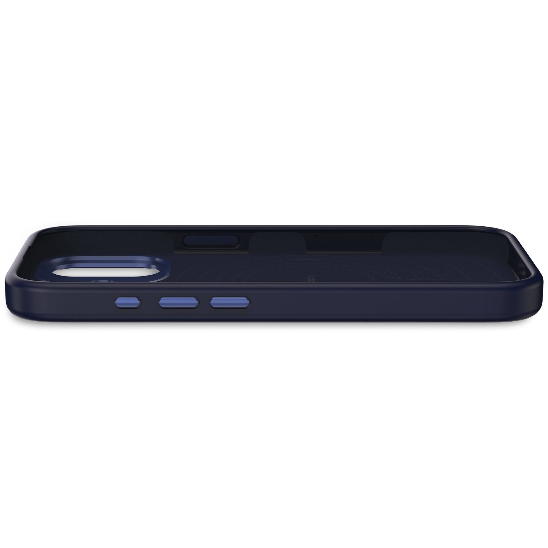 „Decoded“ silikoninis „MagSafe“ dėklas „iPhone 17“, Navy Blue