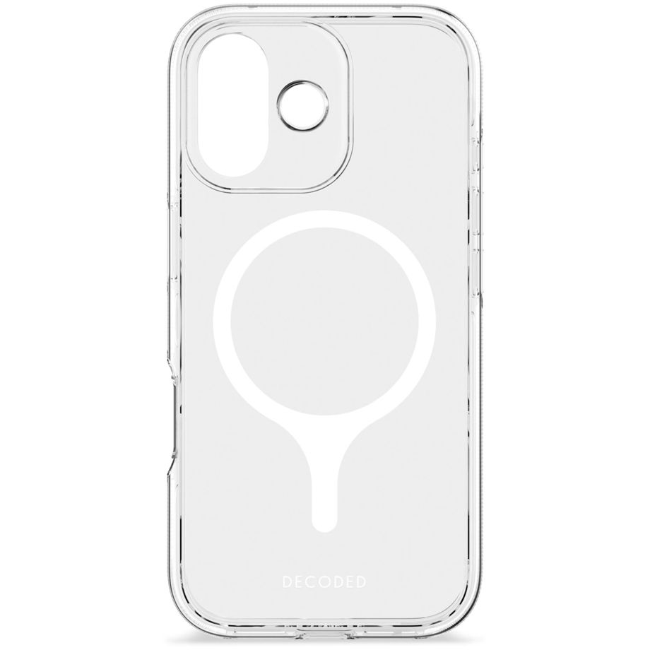 Decoded DropTec MagSafe dėklas telefonui iPhone 17, skaidrus