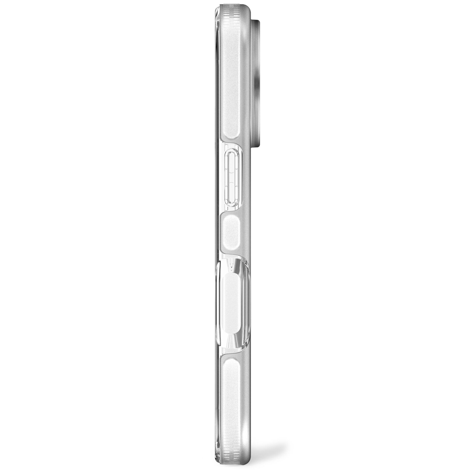 „Decoded DropTec“ MagSafe dėklas „iPhone 17 Pro“ telefonui, pusiau skaidrus