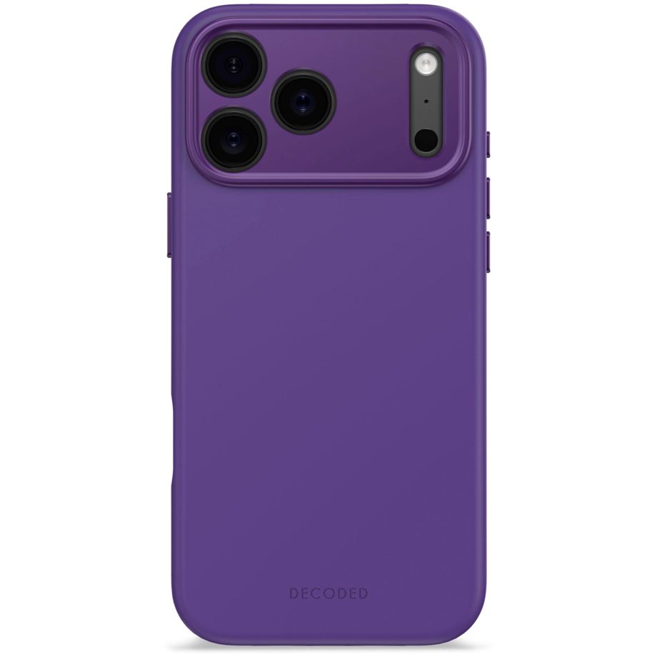 Decoded AntiMicrobial Silicone MagSafe Case for iPhone 17 Pro Max, Purple