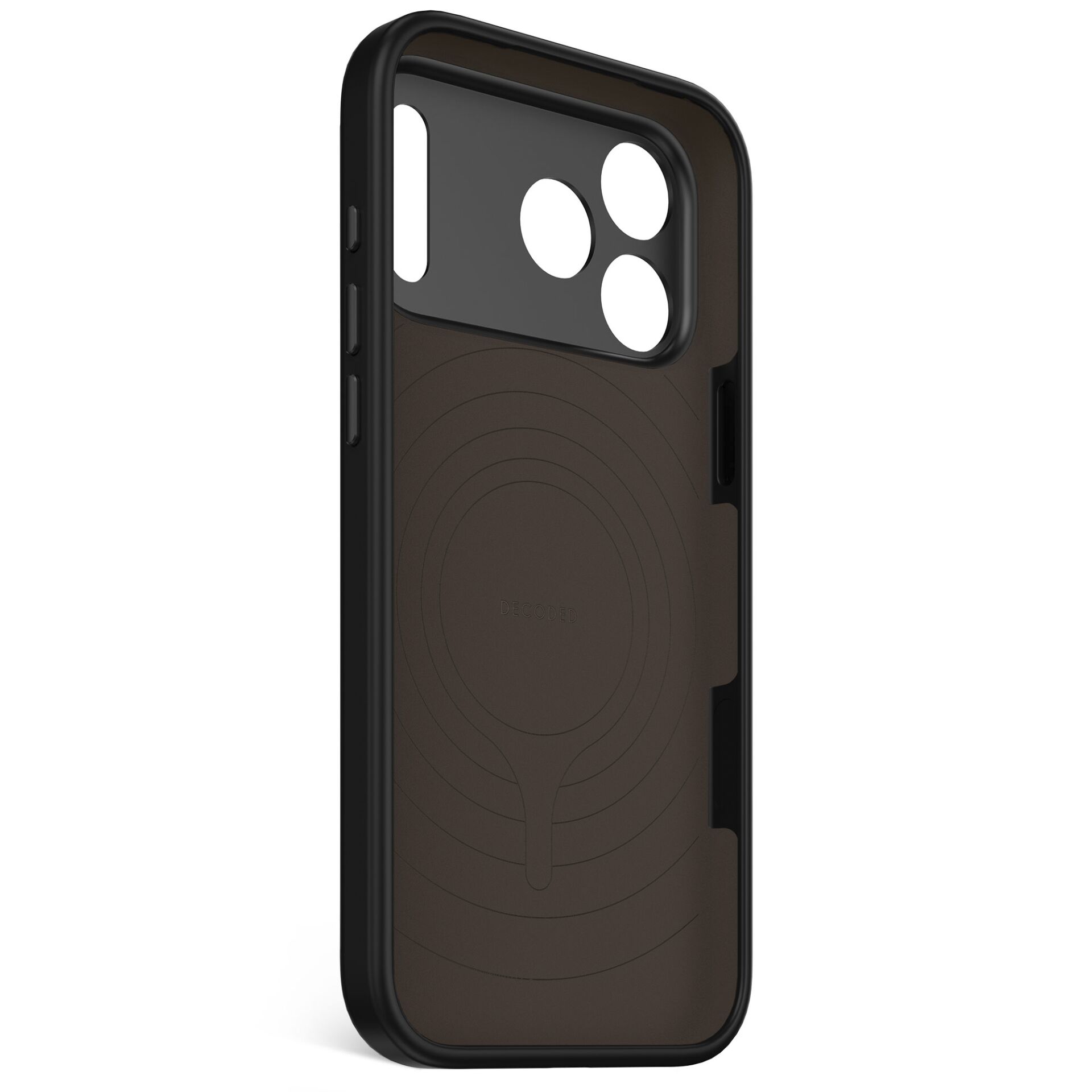 Decoded Silicone MagSafe dėklas iPhone 17 Pro Max, juodas