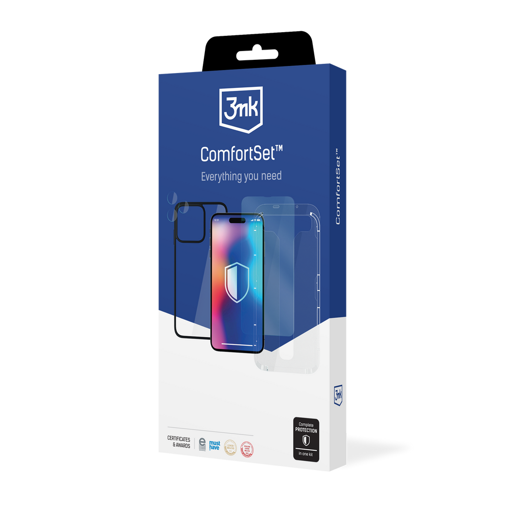 Apsaugos rinkinys 3mk Comfort Set 4 in 1, skirtas Apple iPhone 13 Pro