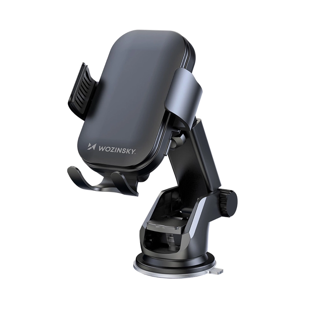 Wozinsky WUMID Car Phone Holder with 15W Wireless Charger, Black