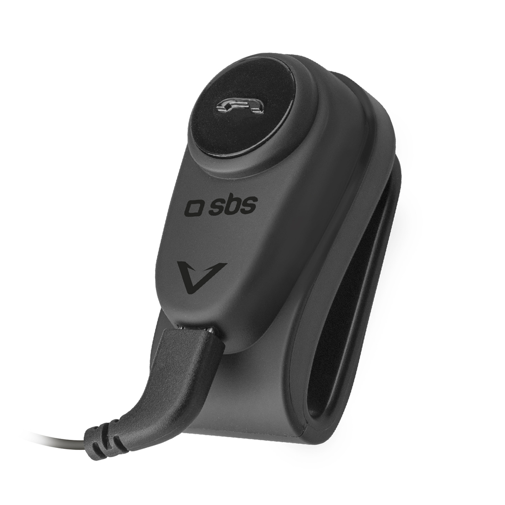 SBS TEEARSETMONOMOTOBTK mono wireless headset motorcycle helmet - black