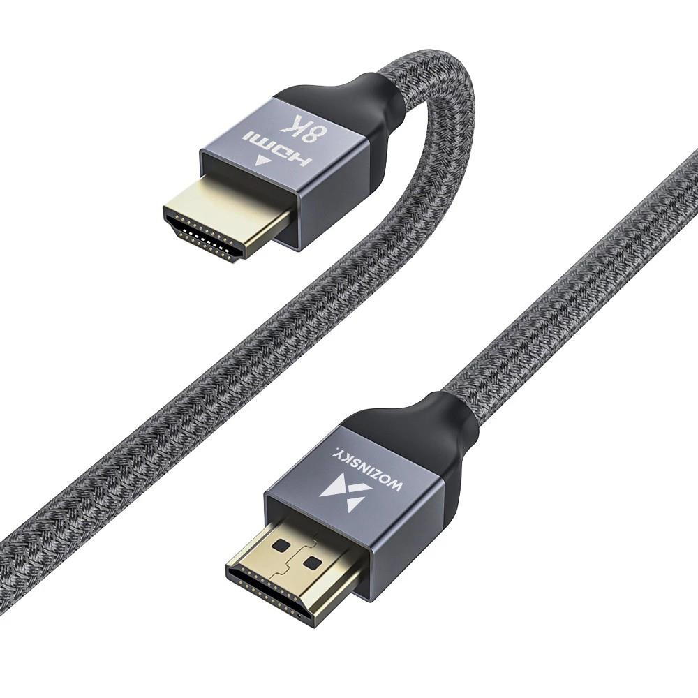 Wozinsky WHDMI-10 HDMI 2.1 Cable 8K 60Hz 1m Silver