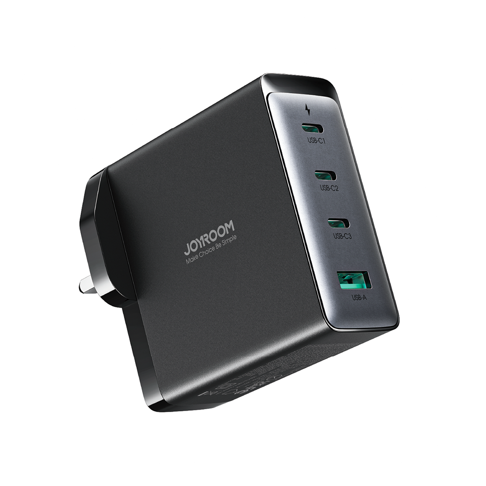 Joyroom JR-TCG05UK GaN įkroviklis 140W su USB-C laidu, juodas