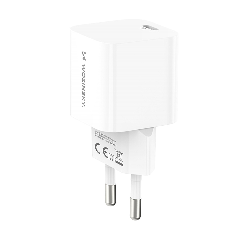 Wozinsky CMWCS USB-C PD 20W Wall Charger - White
