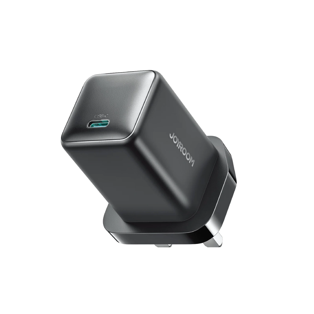 Sieninis įkroviklis Joyroom JR-TCG18 GaN 65W 1x USB-C (UK kištukas) - Juodas