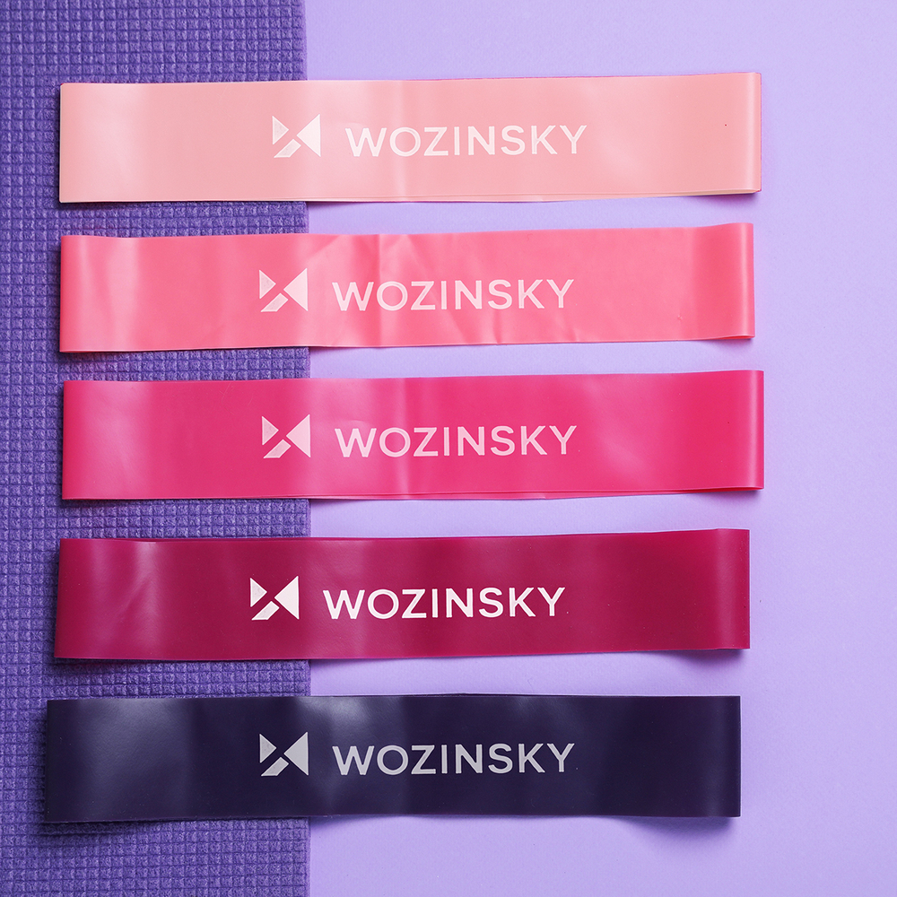 Pasipriešinimo gumų rinkinys Wozinsky WGO-5A, 5 vnt. (TPE)