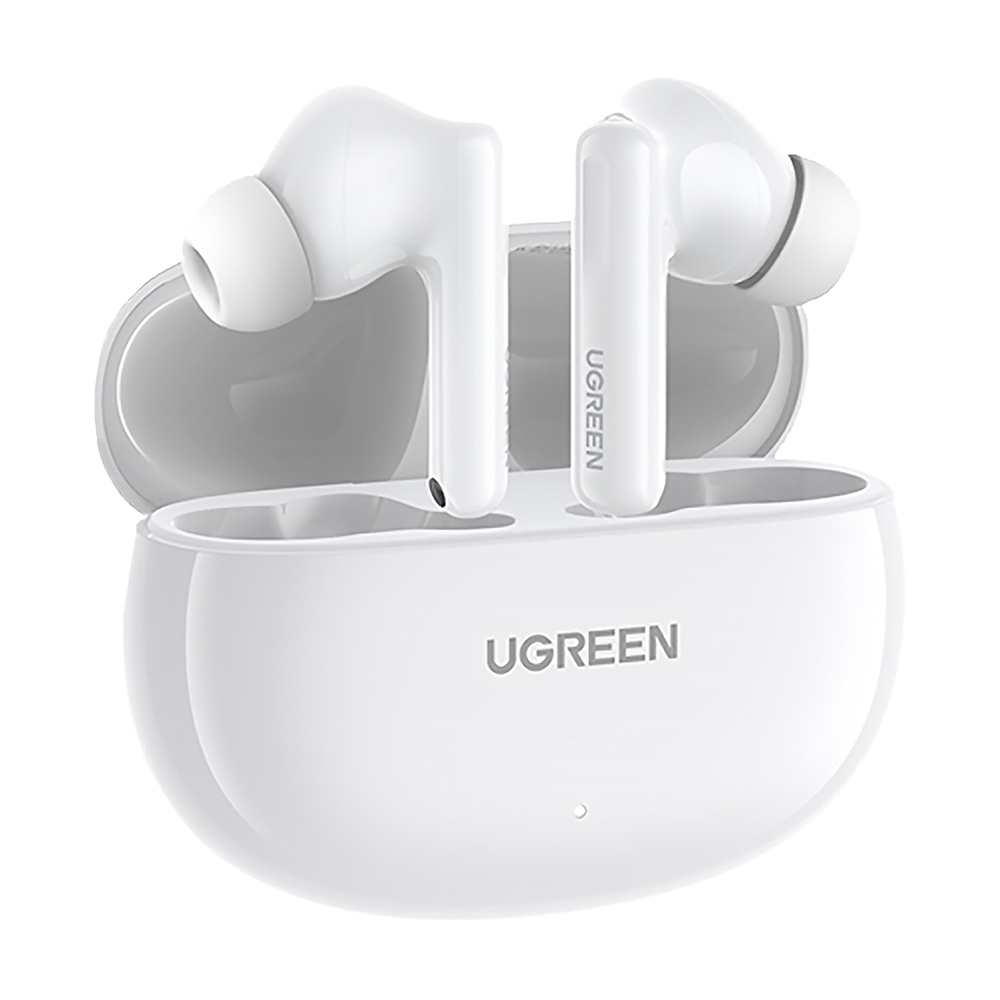 Belaidės ausinės Ugreen HiTune T6 ANC, baltos