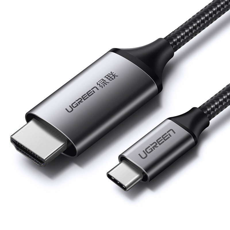 Ugreen HDMI to USB Type C Cable 4K 60Hz 1.5m Black-Gray (MM142 50570)