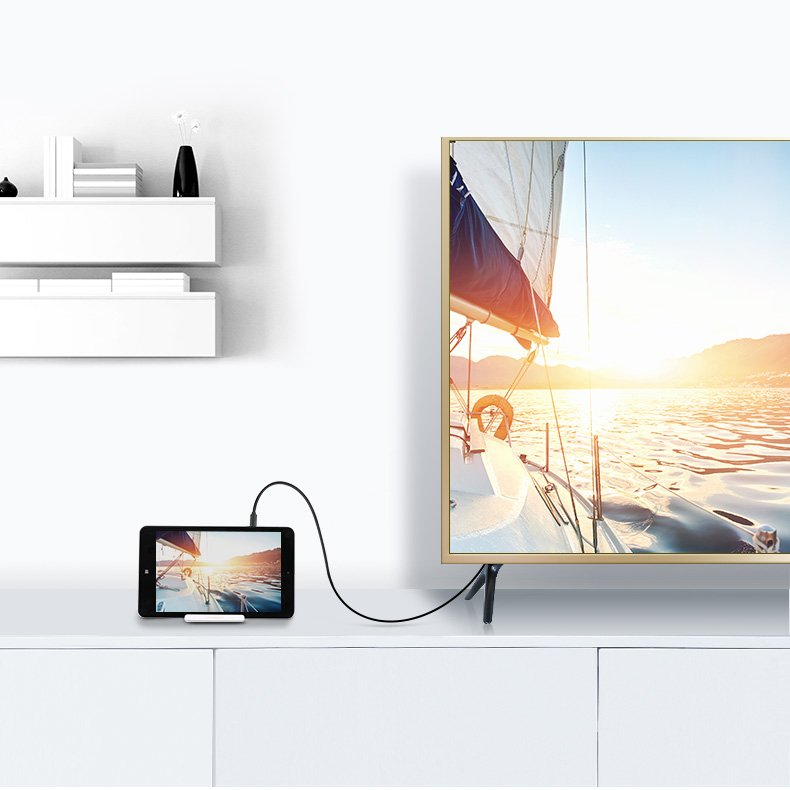 Ugreen HDMI į Micro HDMI laidas 4K 60Hz, 1,5 m, juodas