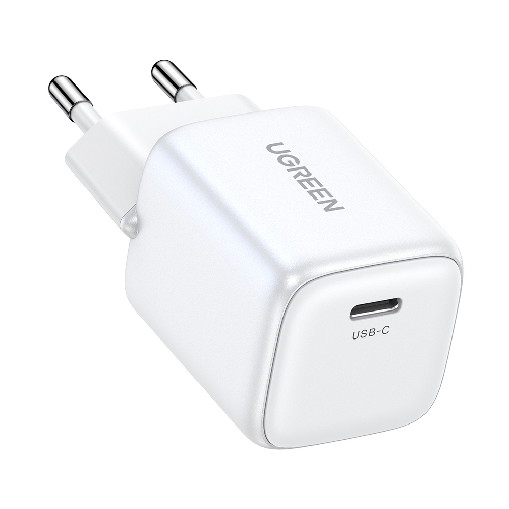 Ugreen Nexode mini CD318 GaN 20W USB-C Wall Charger PD 3.0 / QC 4.0, White