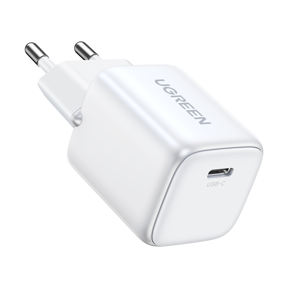 Ugreen Nexode mini CD318 GaN 20W USB-C Wall Charger PD 3.0 / QC 4.0, White