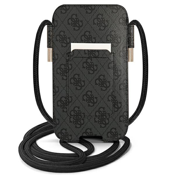 Guess 4G Big Metal Logo rankinė telefonui iki 6.7\", pilka