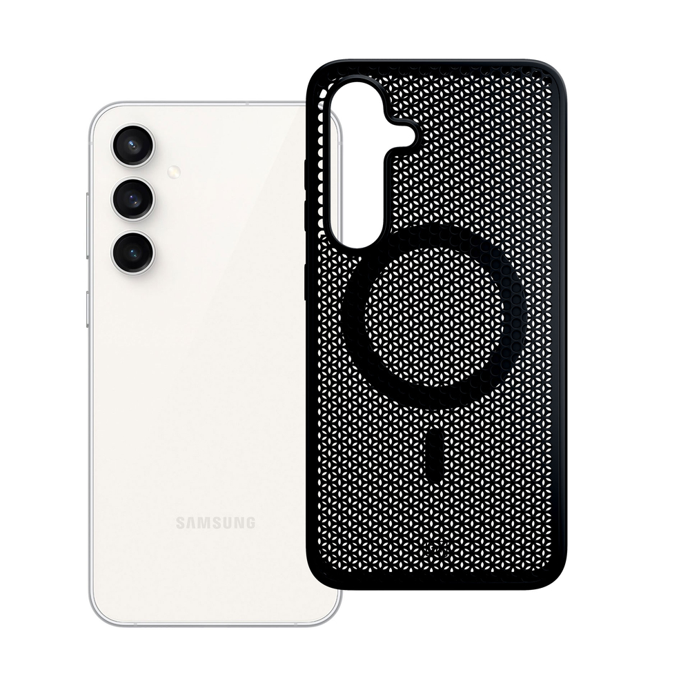 Dėklas 3mk COOLing MagCase skirtas Samsung Galaxy S24+, juodas