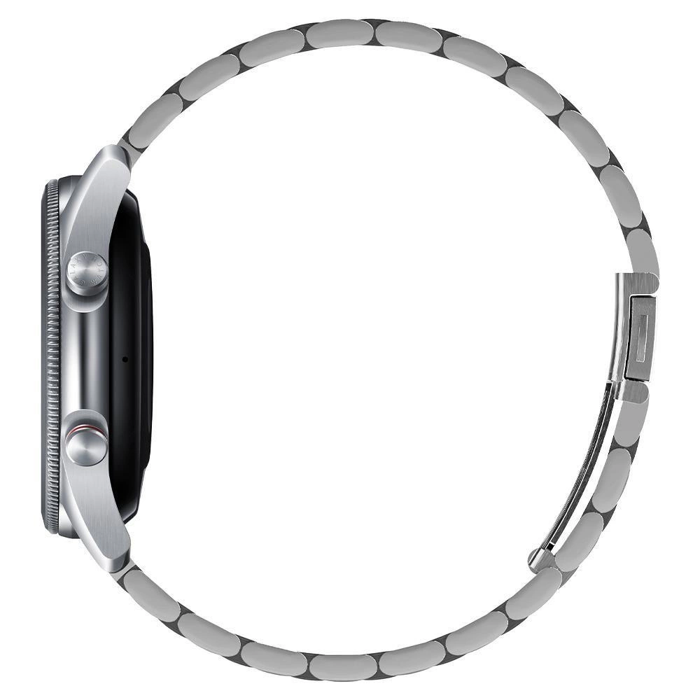 Spigen Modern Fit dirželis Samsung Galaxy Watch 3 45mm, sidabrinis
