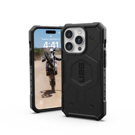 UAG Pathfinder MagSafe dėklas telefonui iPhone 15 Pro, juodas