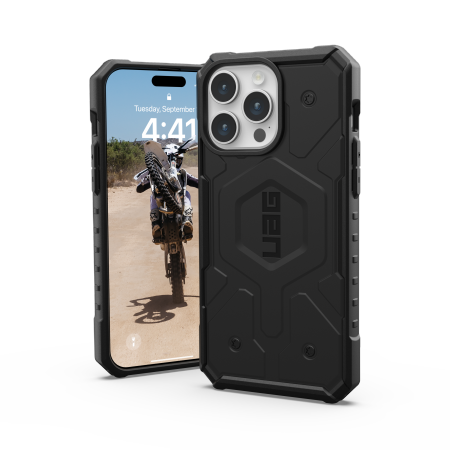 UAG Pathfinder MagSafe dėklas telefonui iPhone 15 Pro Max, juodas