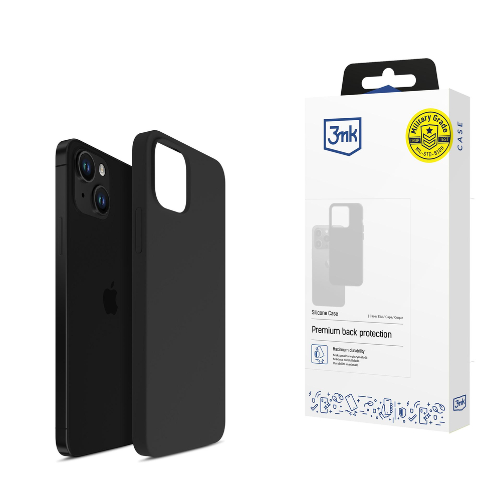 3Mk Protection Silicone Case for Apple iPhone 15 Plus