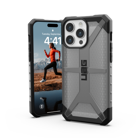 UAG Plasma dėklas, skirtas iPhone 15 Pro Max, pilkas