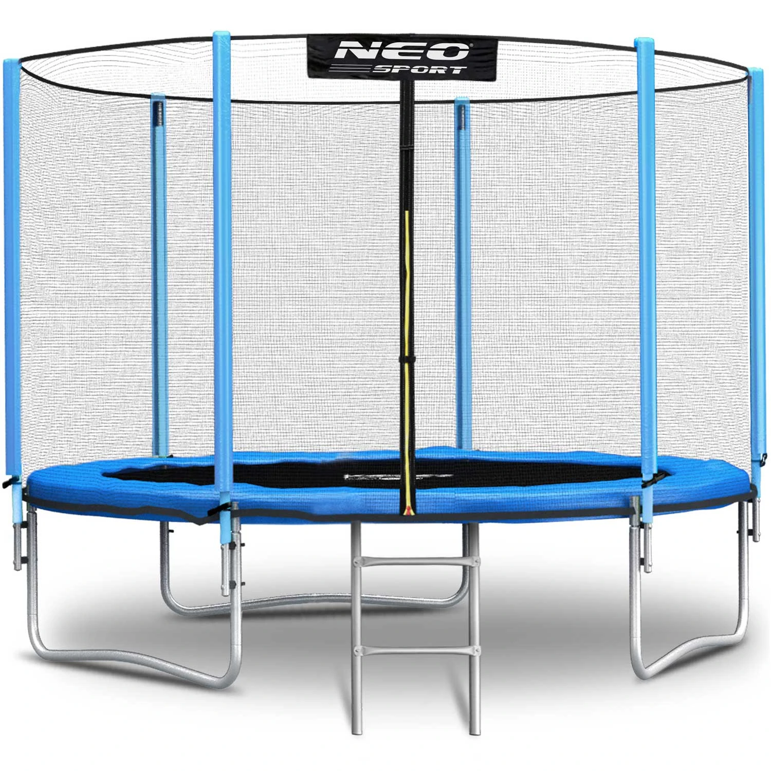 Neo-Sport sodo batutas 183 cm (6ft) su išoriniu tinklu ir kopėčiomis