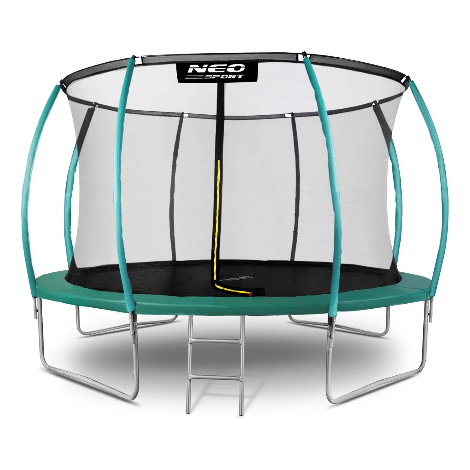 Neo-Sport Garden Trampoline with Inner Net 374 cm (12ft), Green
