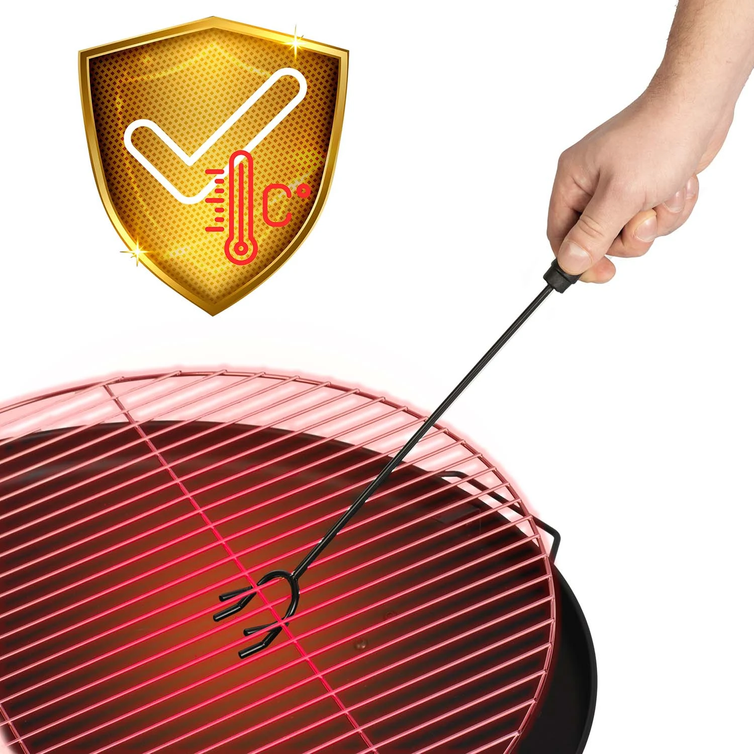 Berdsen BD-881 Garden Fire Pit with Grate 60 cm Black