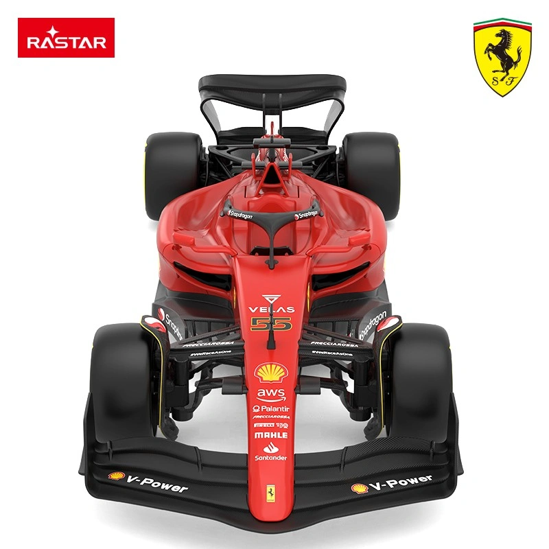 Rastar Ferrari F1-75 F1 radijo bangomis valdomas automobilis, 1:18 mastelis (93400)