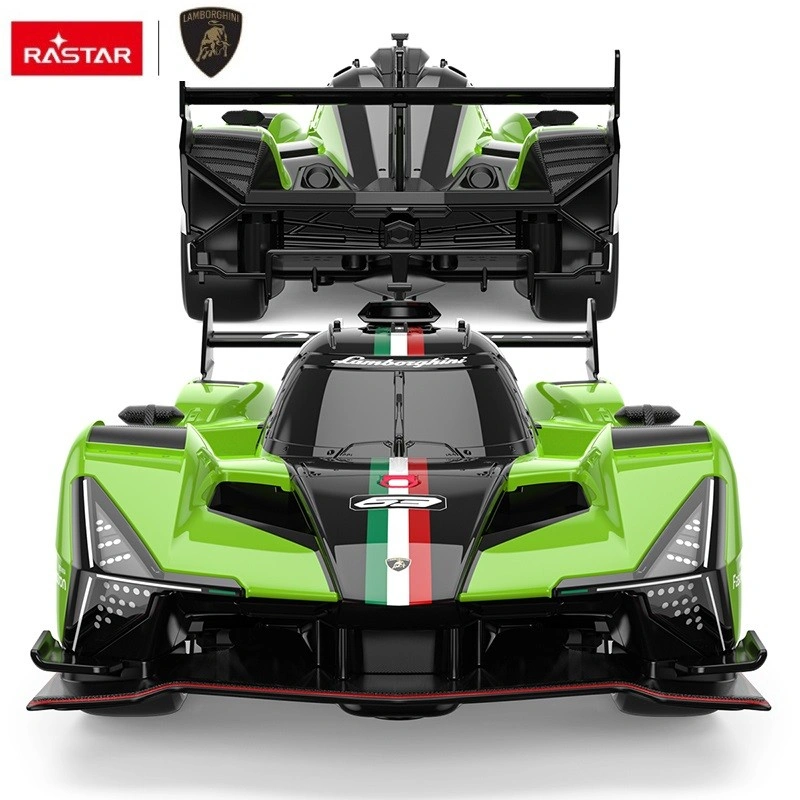Rastar Lamborghini SC63 LMDH RC Car, 1:24, Black/Green