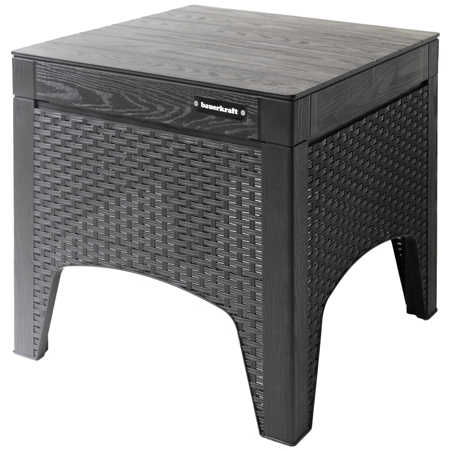 Garden Bistro Set for Balcony and Patio with 2 Chairs and Table, Black