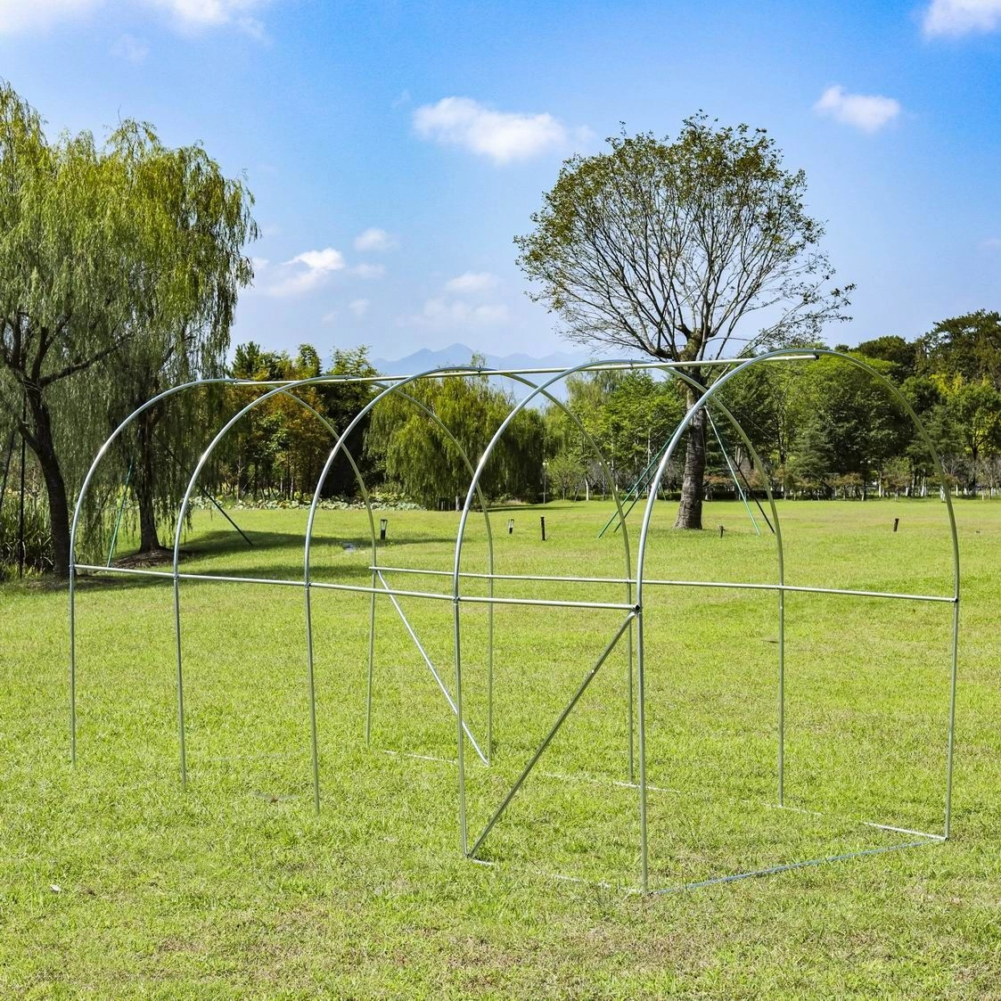 Bauerkraft sodo šiltnamis-tunelis 4x2x2 m (8m2), modelis 147446