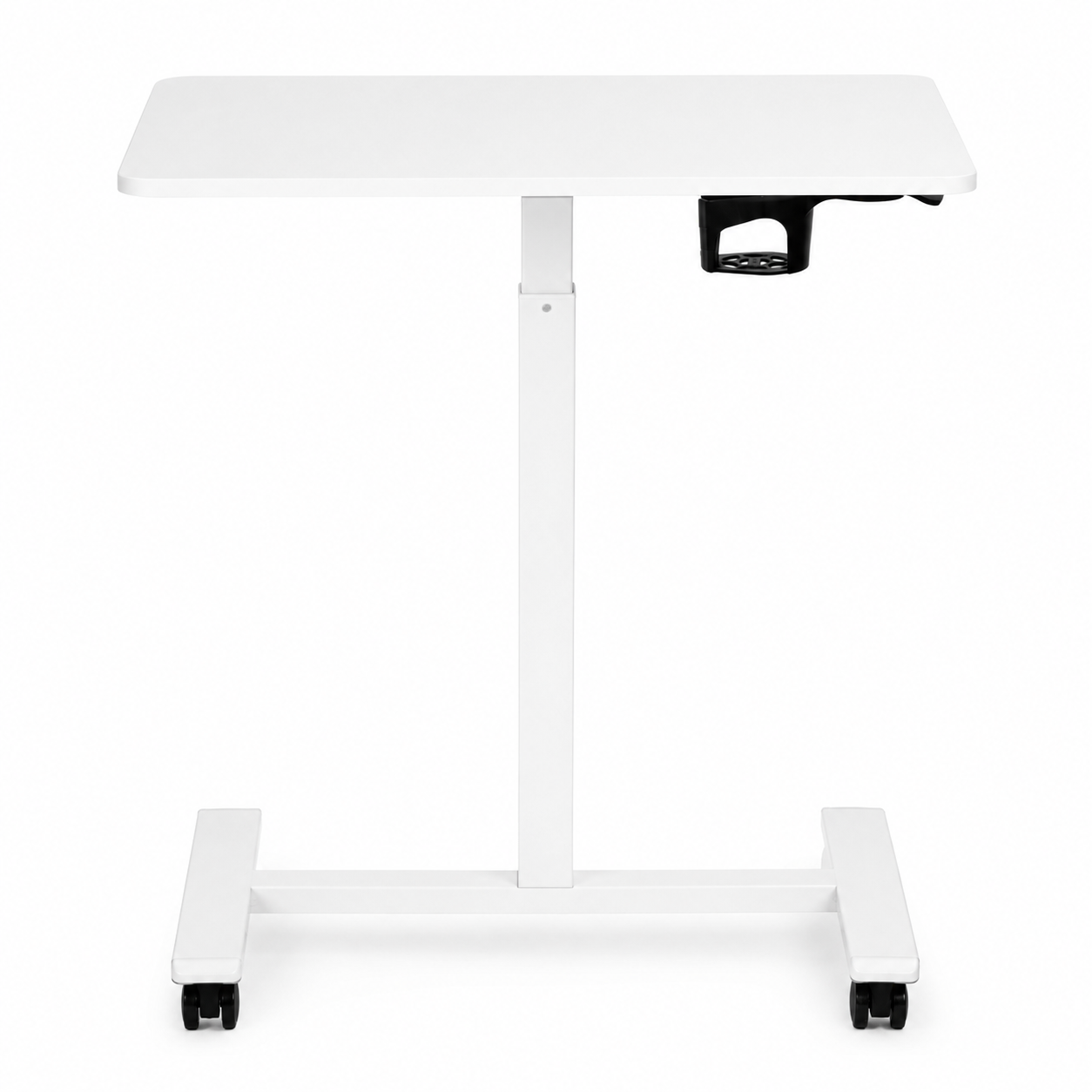 Modernhome Mobile Laptop Desk with Adjustable Height, White