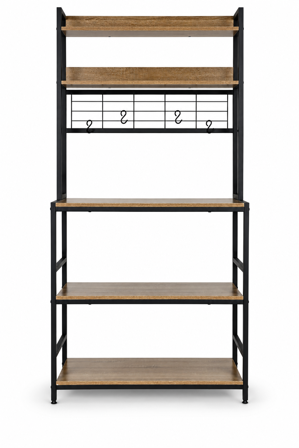Virtuvinė lentyna ModernHome 84 cm, 6 lygiai, su kabliukais