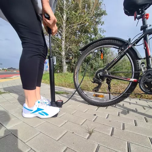 Grindinė pompa Trizand su manometru 16 bar / 230 PSI, juoda