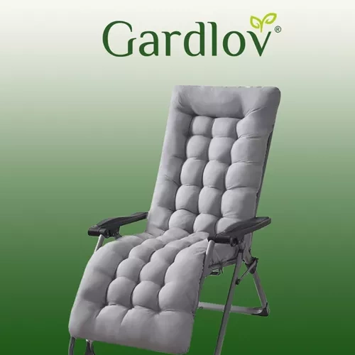 Gardlov prešvintas sodo gulto paminkštinimas, pilkas