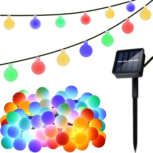 Gardlov 00023865 Solar Garland 7m, 50 Balls, Multicolor